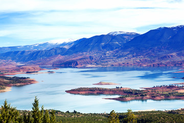 Lake Bin el Ouidane in Morocco