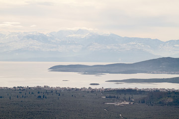 Fototapeta premium View To Itea At Winter