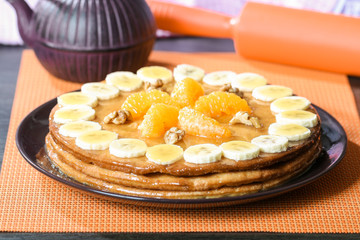 Homemade pastry cake