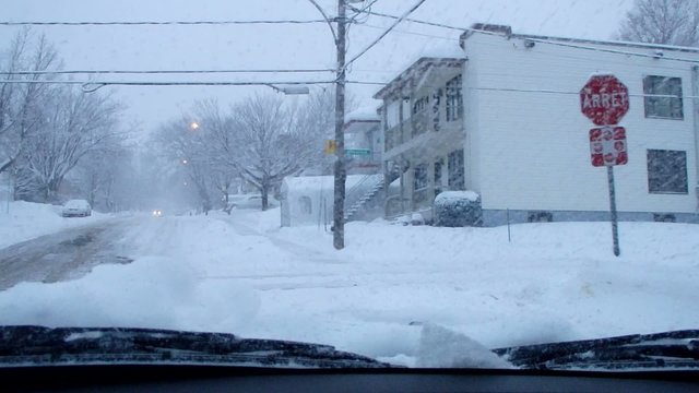 route en hiver