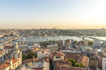 Obraz premium evening panorama of Istanbul