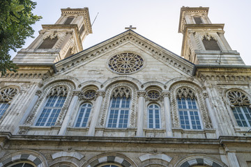 The facade of the Greek Church in Istanbul