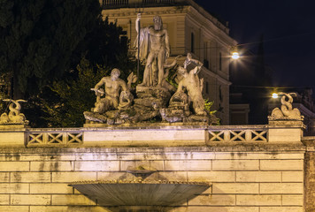 Fototapeta na wymiar Fontana del Nettuno, Rome