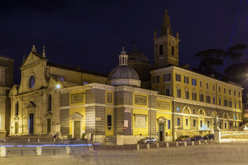 Fototapeta na wymiar Basilica of Santa Maria del Popolo, Rome