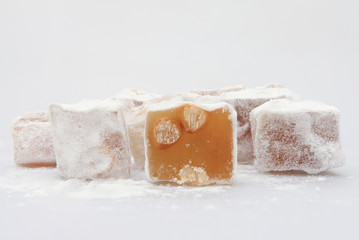 Traditional Turkish dessert, Turkish delight - Rahat Lokum