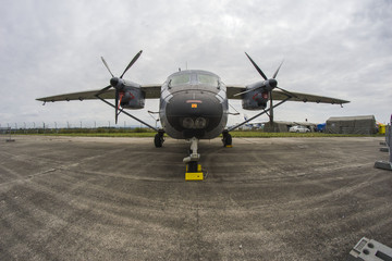 Fototapeta na wymiar Samolot wojskowy