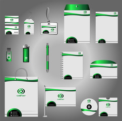 Stationery  template identity design vector