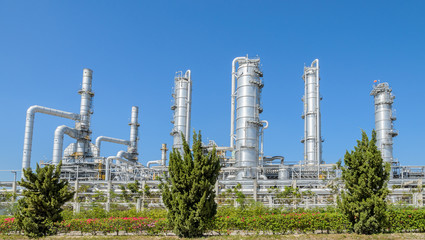 Obraz premium Petrochemical industrial plant in Thailand