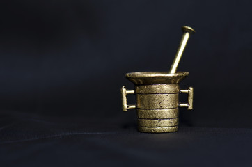 mini brass mortar