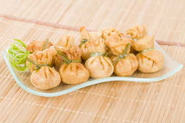 Wonton - Oriental deep fried wontons filled with vegetables.