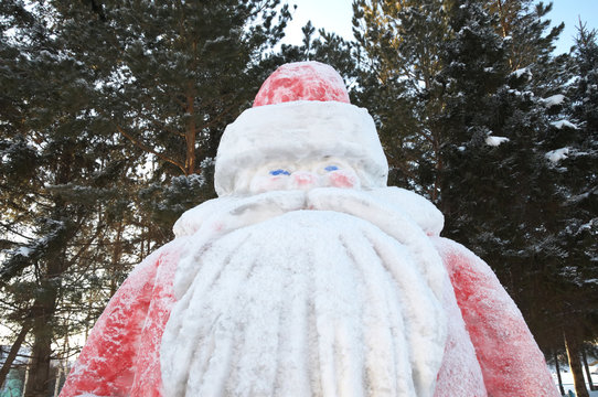 Father Frost sculpture