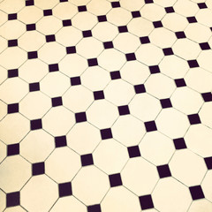 Retro tile floor