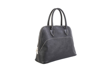 Naklejka premium Black Leather Handbag