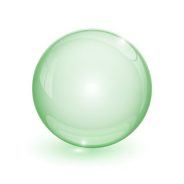 Green bubble 3d