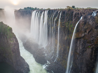 Victoria Falls sunset, Zambia side