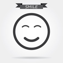 Obraz premium Smile icon