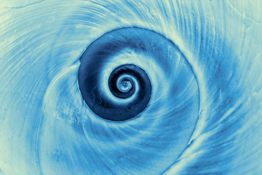 Blue spiral