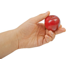 fresh ripe plum nectarine with