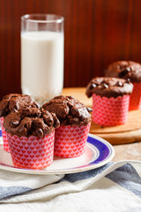 chocolate muffins