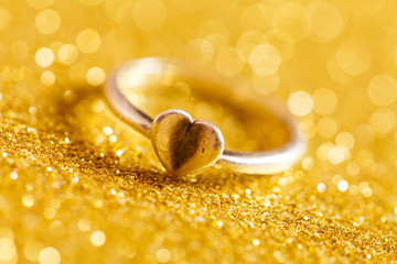 ring with heart