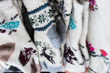 warm wool socks handmade