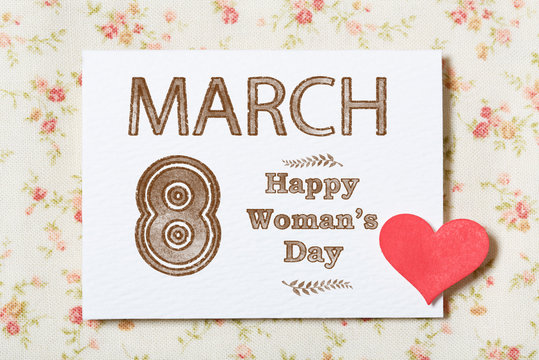 Happy Woman's Day March 8th