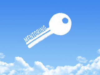 Key to Mentoring cloud shape