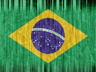 brazil flag paper texture