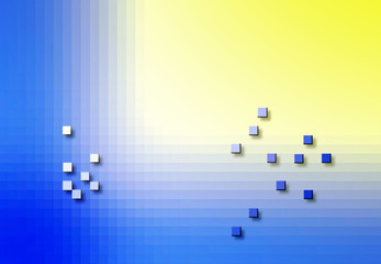 Blue pixels