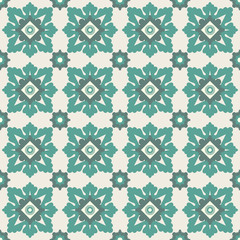 Seamless colourful ornament tiles