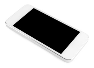 Mobile smart phone isolated on white