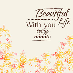 Floral ornate pattern