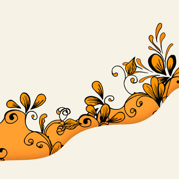 Floral ornate pattern