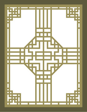 Asian Window/Door Frame Design