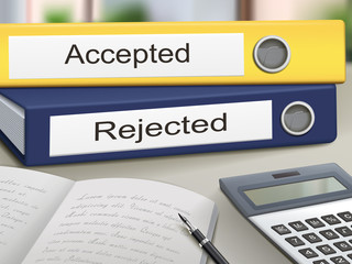 accepted and rejected binders