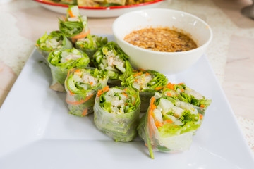 Thai fresh Spring Roll