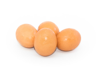 eggs isolated on white background