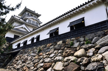 Traditional Japanese castle at Nagahama