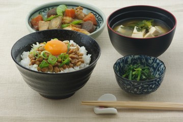 納豆ご飯