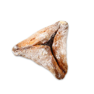 Hamantaschen cookies or hamans ears for Purim celebration (jewis