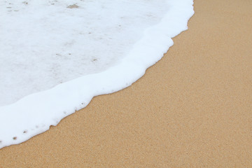 Wave on the beach