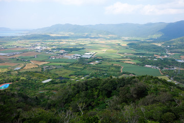 Fototapeta na wymiar 沖縄県　石垣島　南の島の展望台からの眺め