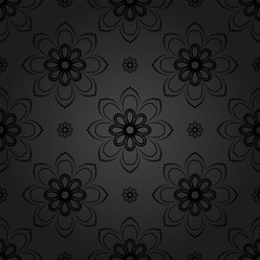 Orient Seamless  Pattern. Abstract Background