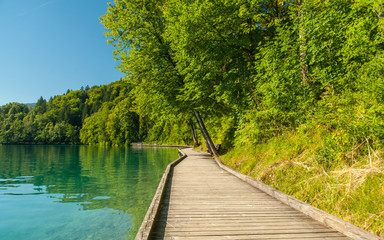 Lake Bled path, Slovenia