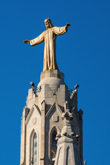 Statue of Jesus in Barcelona
