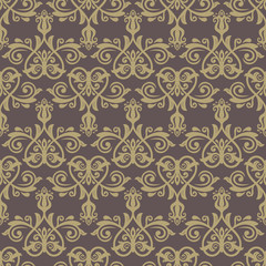 Orient Seamless  Pattern. Abstract Background