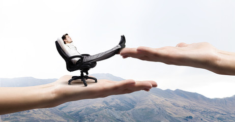 Successful businessman