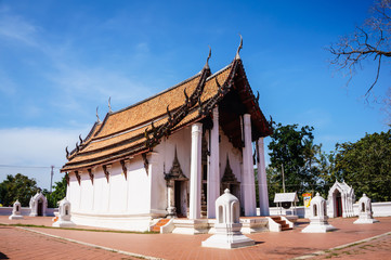 sanctuary temple and blue sky