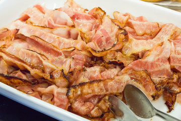 Fried bacon