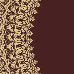 Damask  Pattern. Orient Background